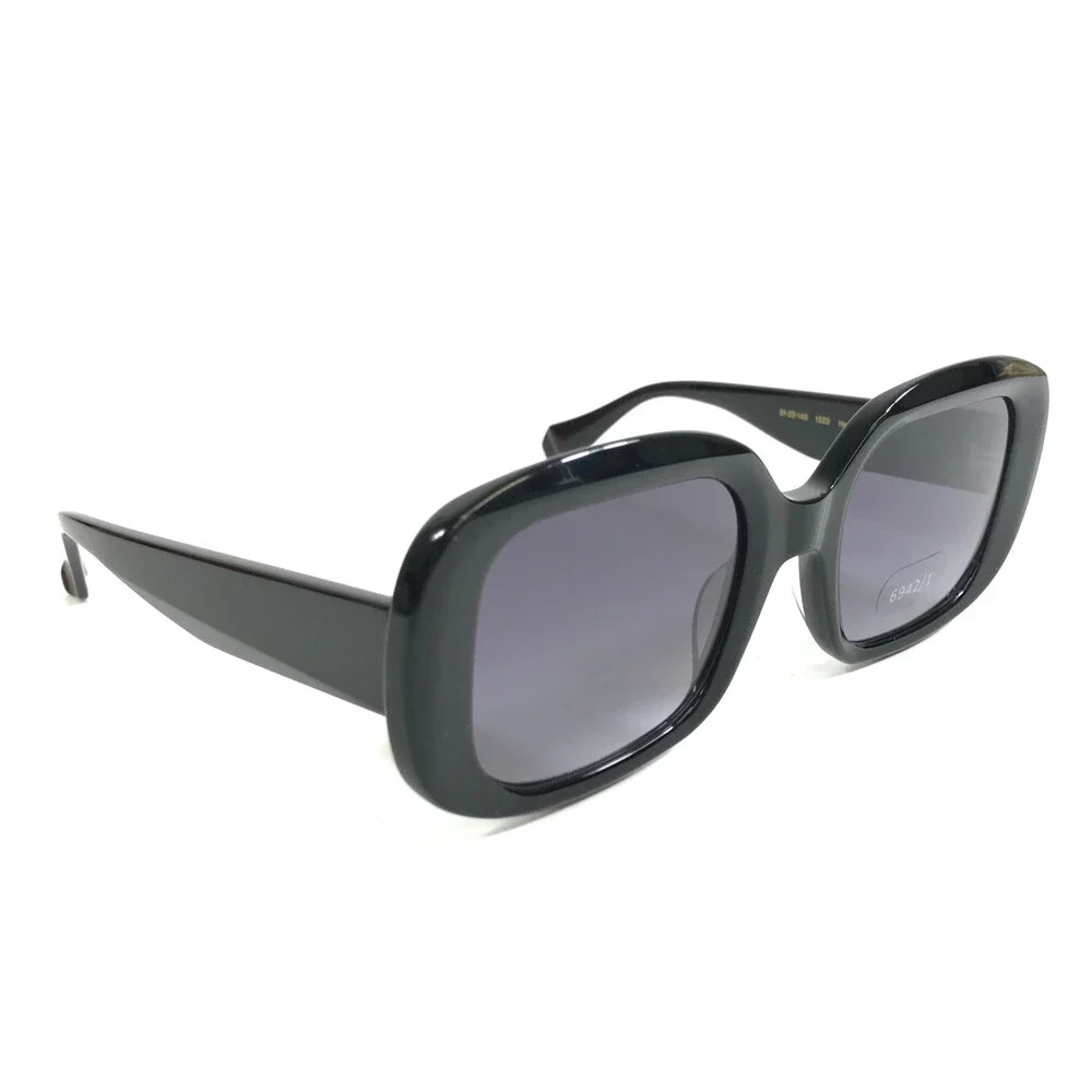 Gigi Studios Sunglasses BITTER 6942/1 Shiny Black Frames Gray Gradient Lenses